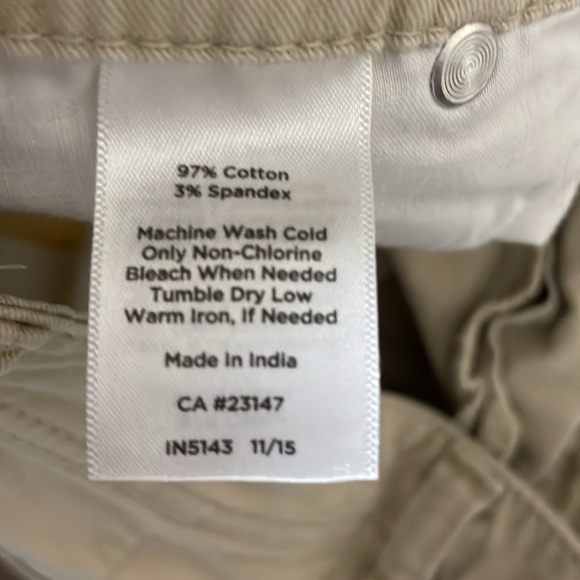 Womens size 6P tan Talbots Pants with zippers on ankles - Picture 4 of 10